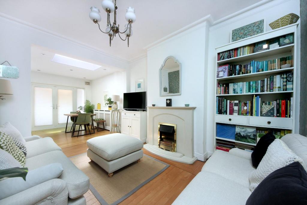 Living room, fireplace
