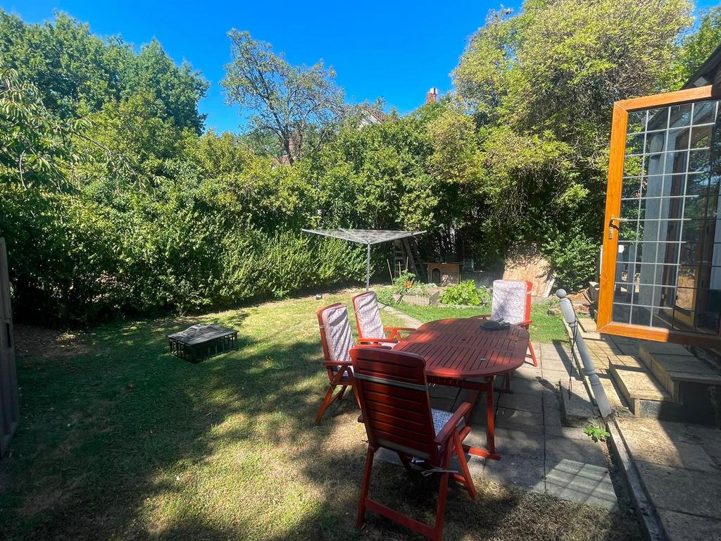 Patio view, garden