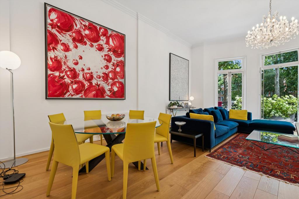 Open-plan living area, open plan living