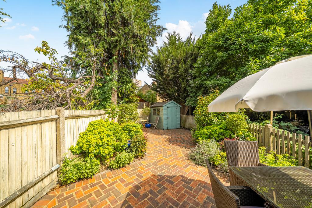 Patio view, garden