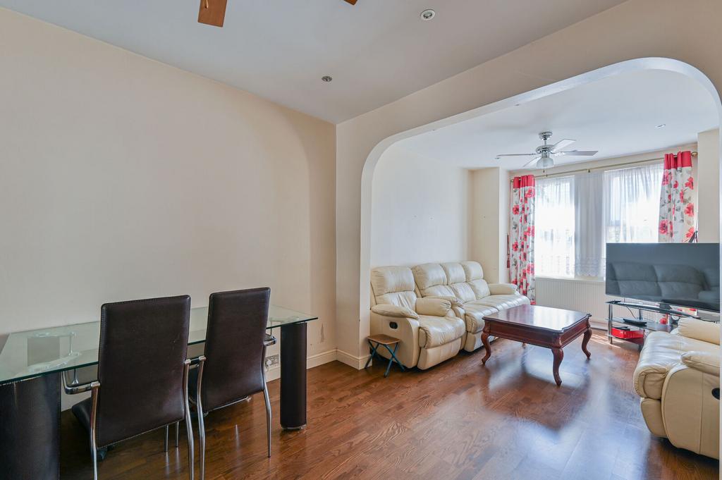 Open-plan living area, open plan living