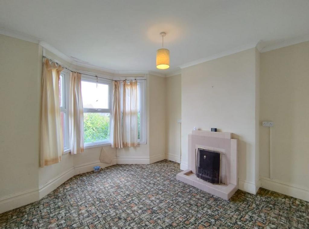 Living room, fireplace
