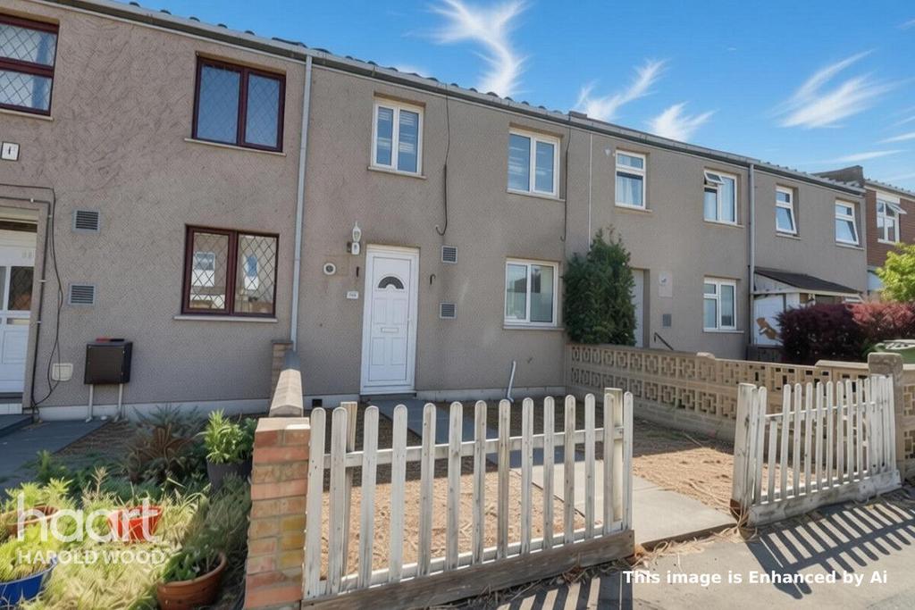 Terraced house exterior