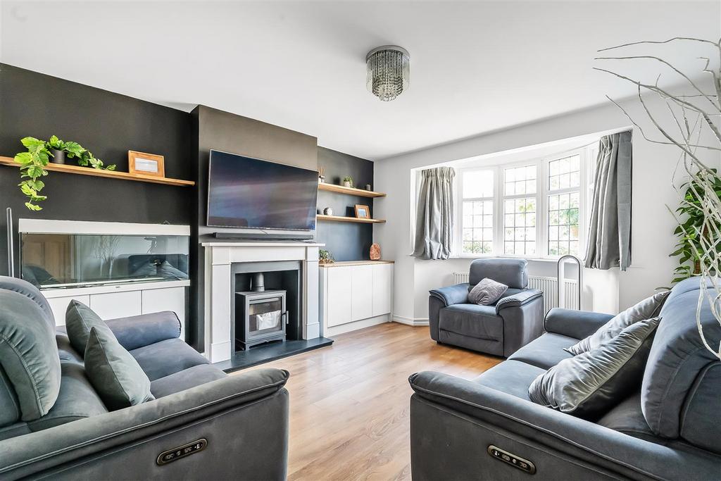 Living room, fireplace