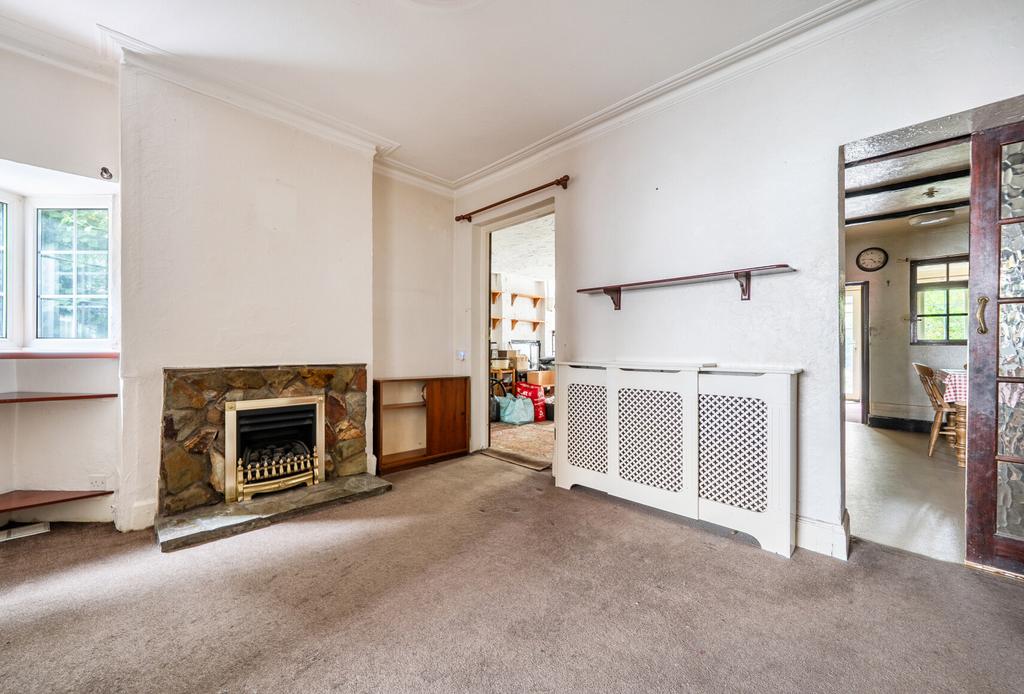 Living room, fireplace