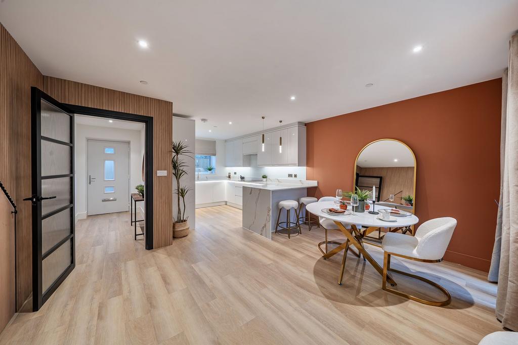 Open-plan living area