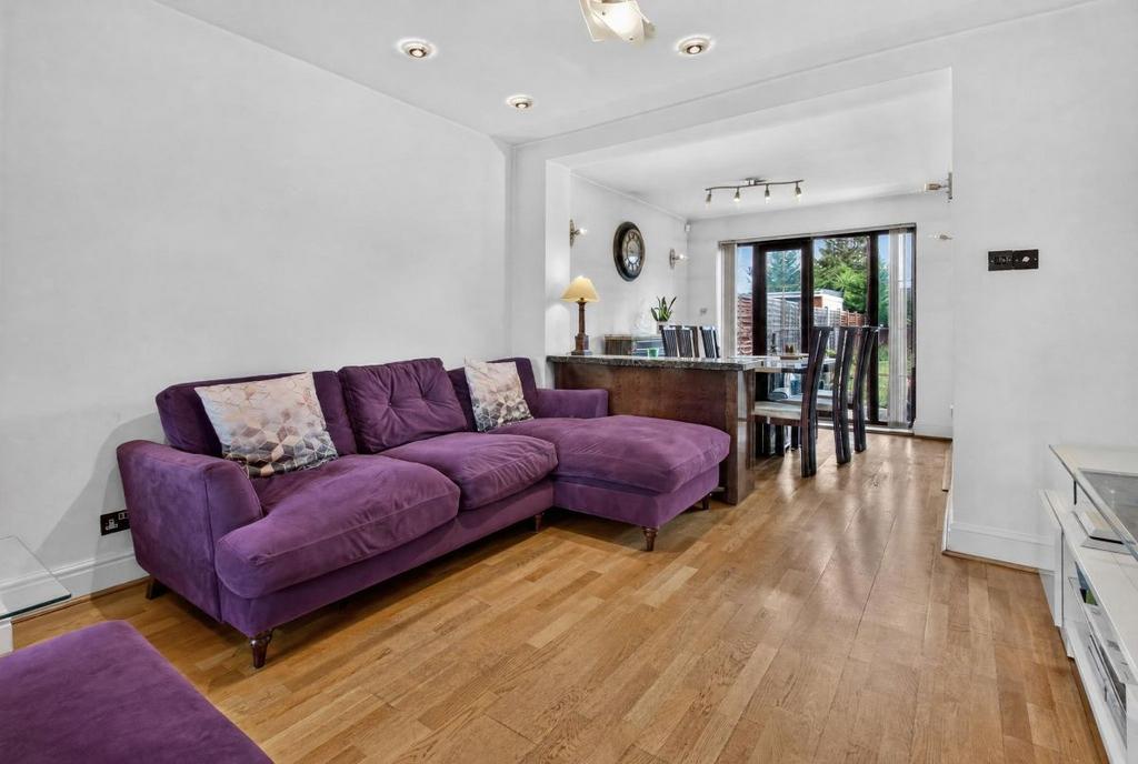 Open-plan living area, open plan living