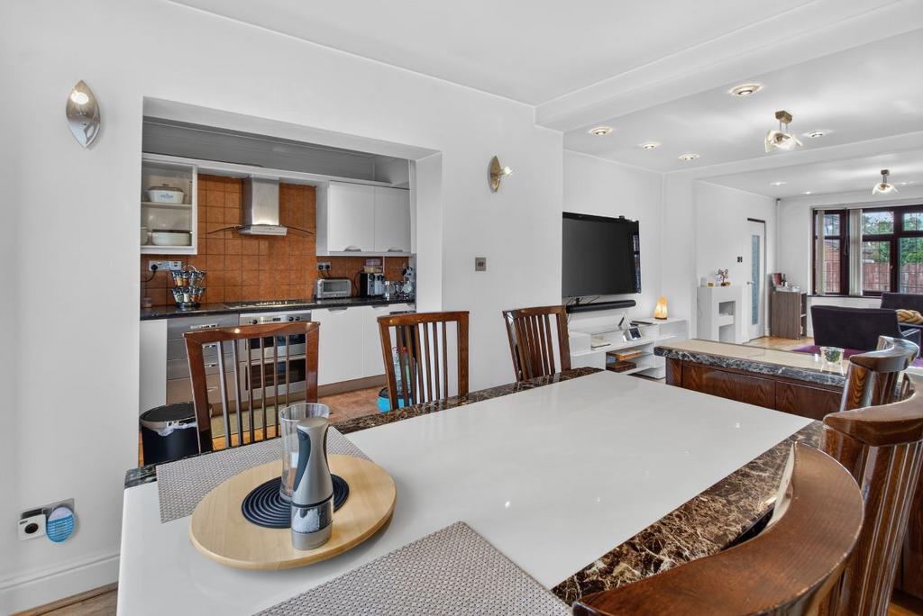 Open-plan living area, open plan living