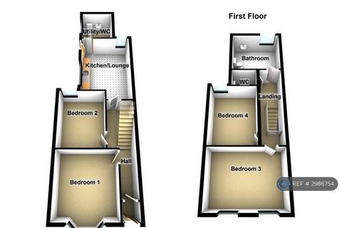 4 bedroom terraced house to rent, De Breos St, Swansea, SA2