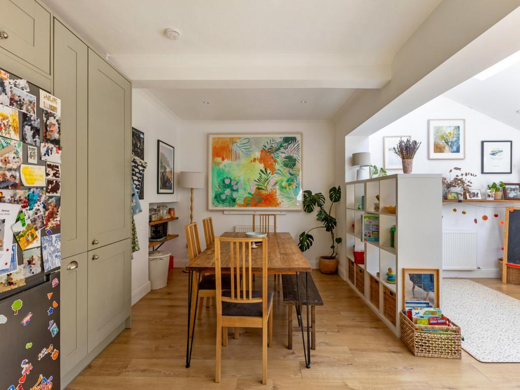 Open-plan living area, open plan living