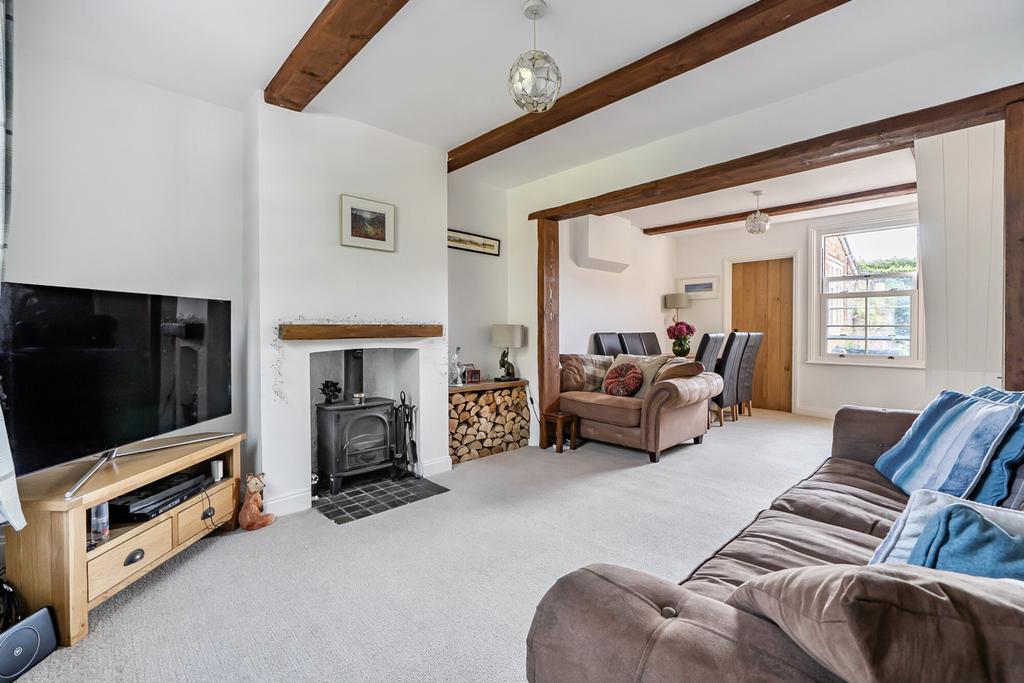 Living room, fireplace