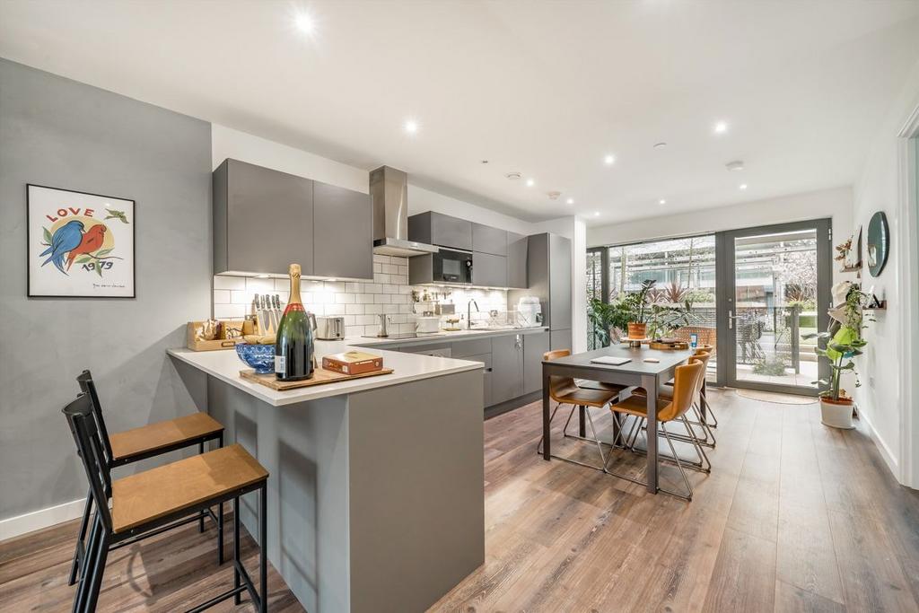 Open-plan living area, open plan living