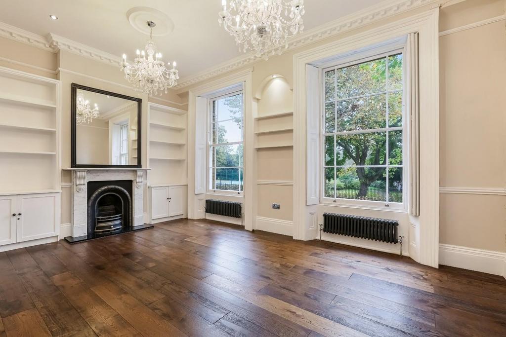 Reception room, fireplace