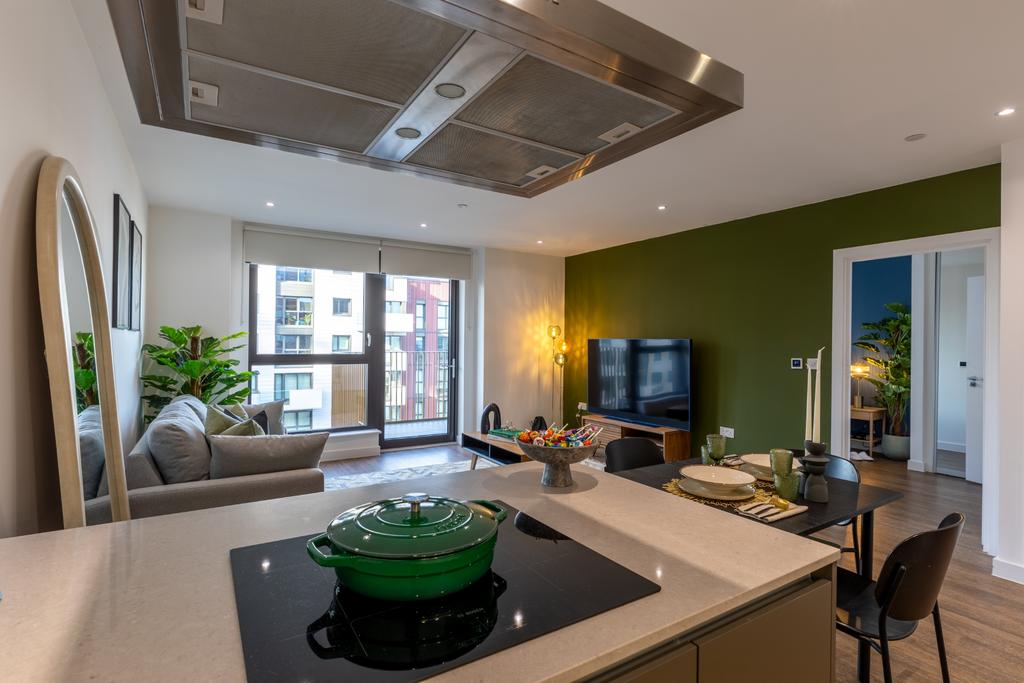 Open-plan living area