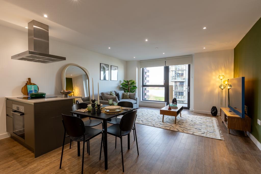 Open-plan living area
