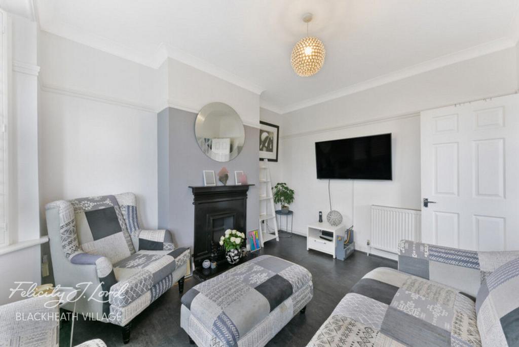 Living room, fireplace