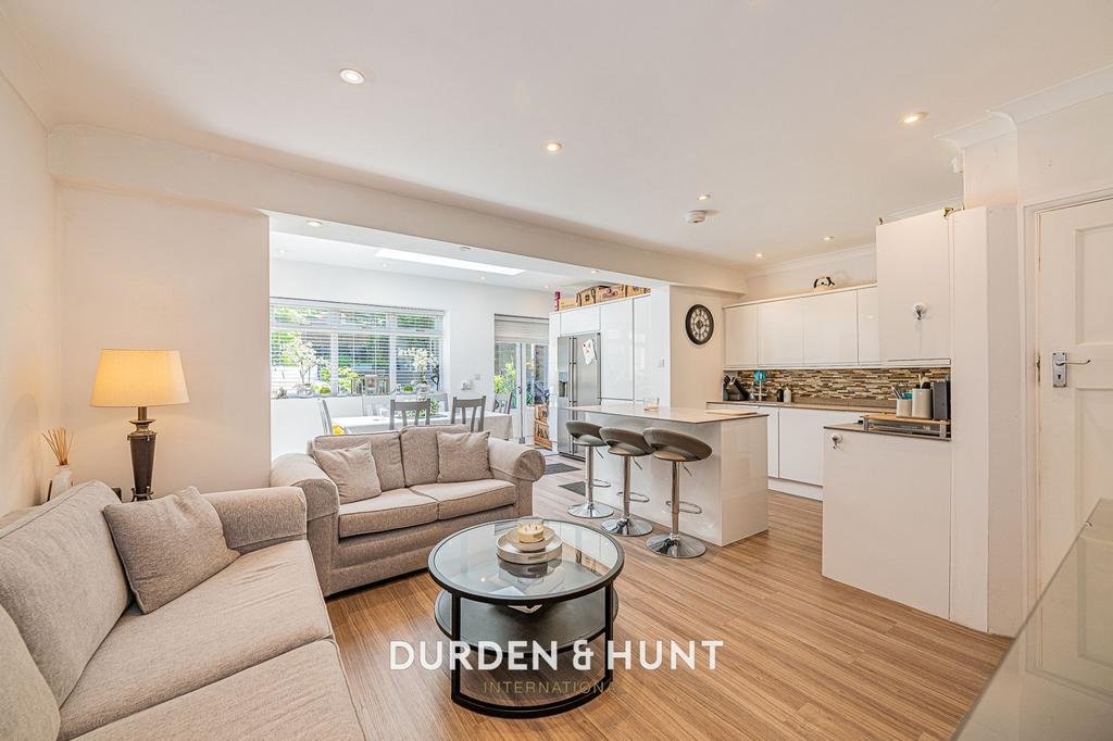 Open-plan living area