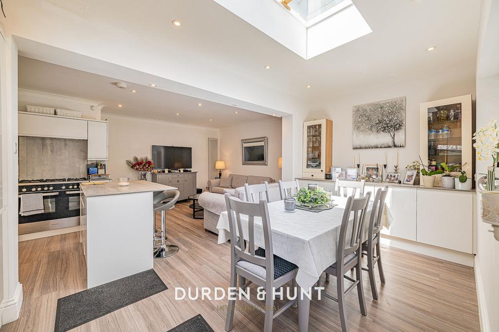 Open-plan living area, open plan living
