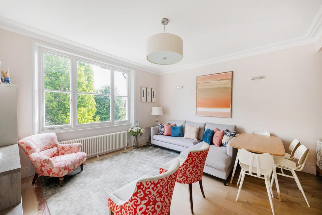 Open-plan living area, open plan living