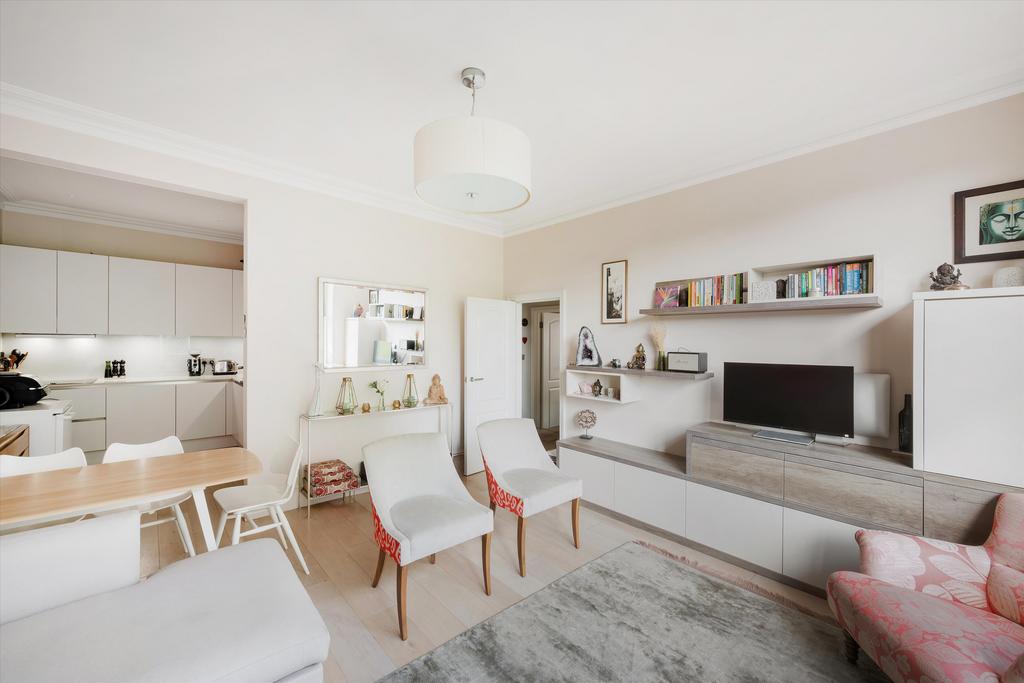 Open-plan living area, open plan living