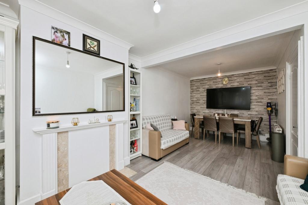 Open-plan living area, open plan living