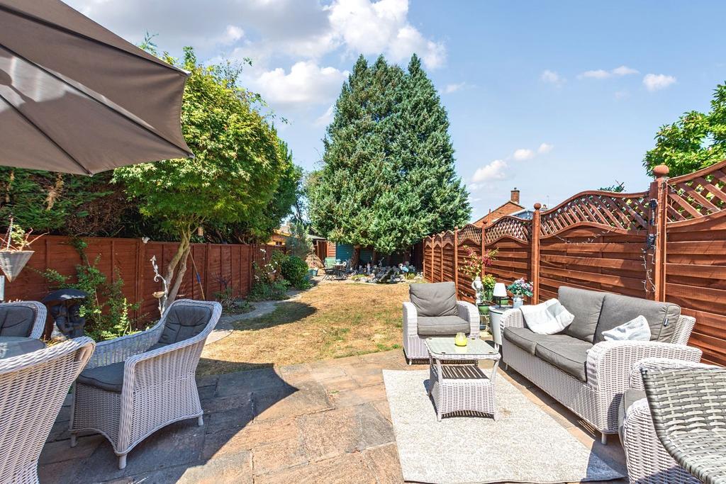 Patio view, garden