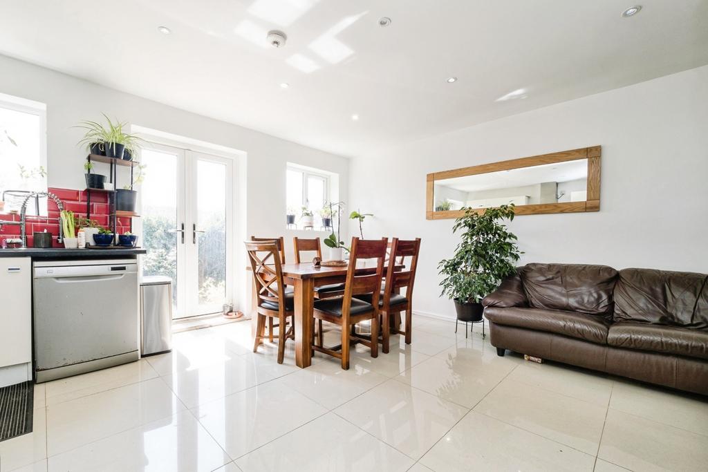 Open-plan living area, open plan living