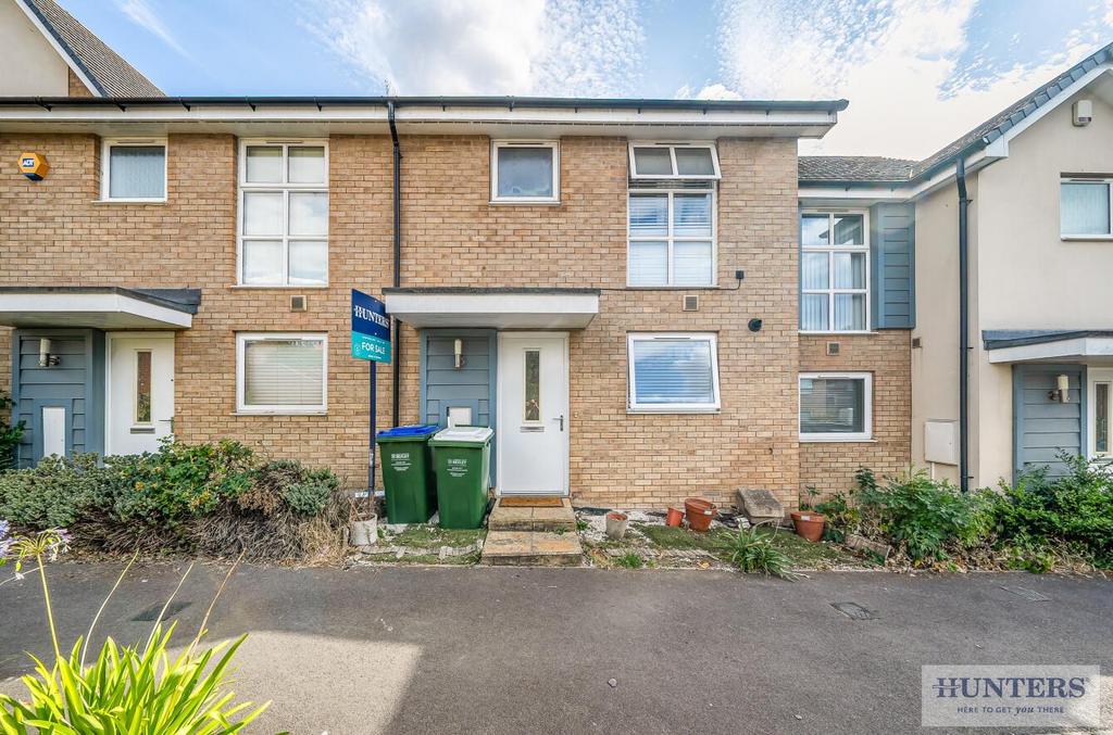 Semi-detached house exterior, driveway