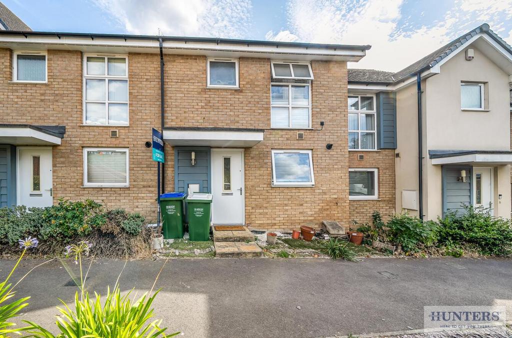 Semi-detached house exterior, driveway
