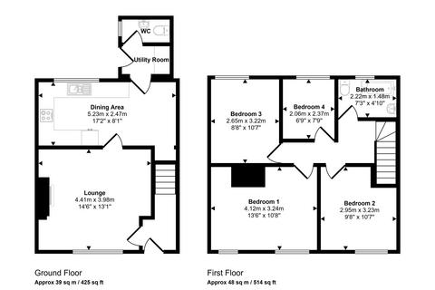 4 bedroom terraced house for sale, Ashbourne Road, Stockton, Stockton-on-Tees, Durham, TS19 0HJ