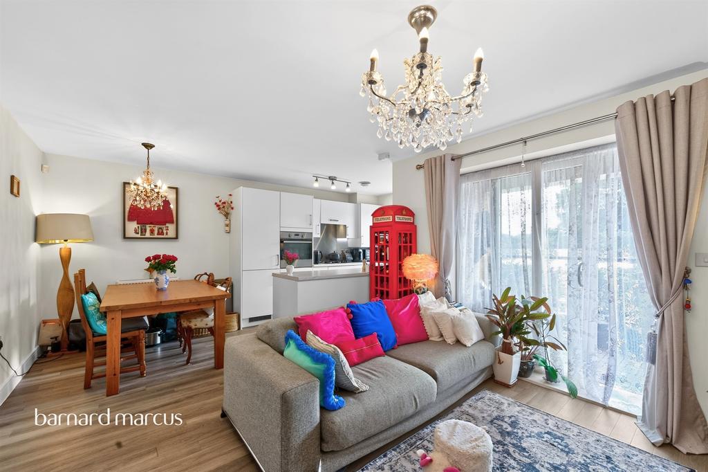 Open-plan living area, open plan living