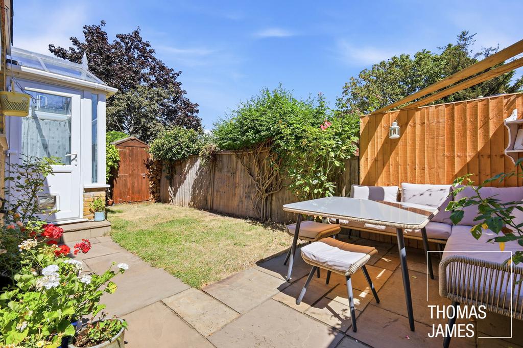 Patio view, garden