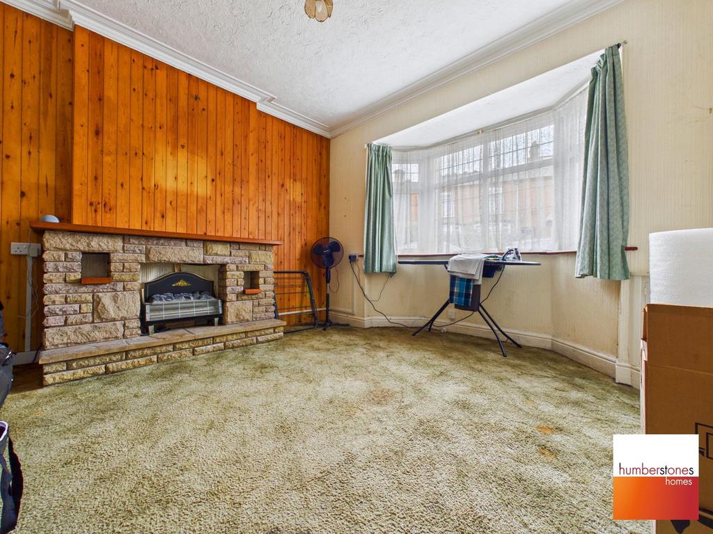 Living room, fireplace