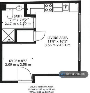 Studio to rent, High Street, Dumbarton, G82
