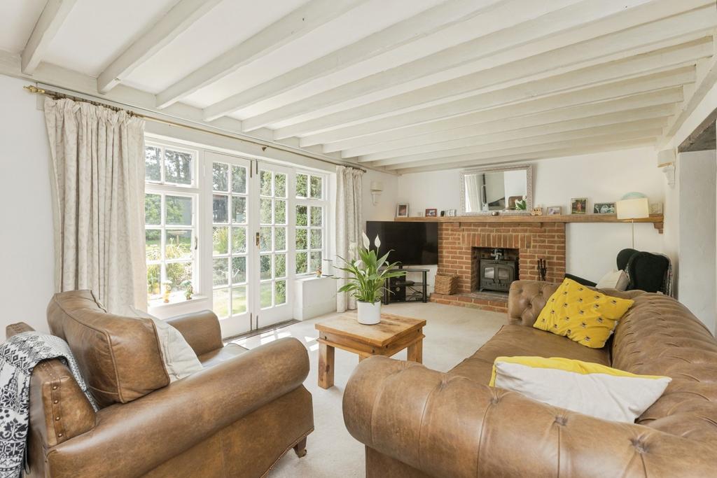 Living room, fireplace