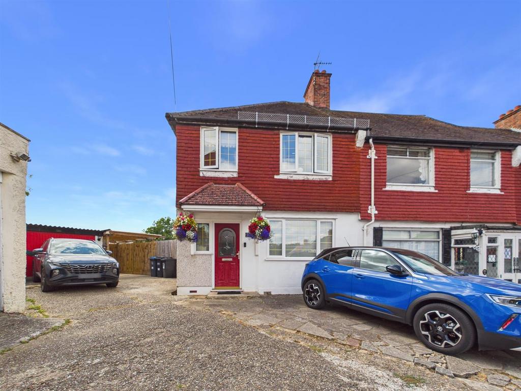 House exterior, off-street parking
