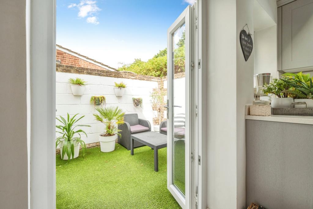 Patio view, garden