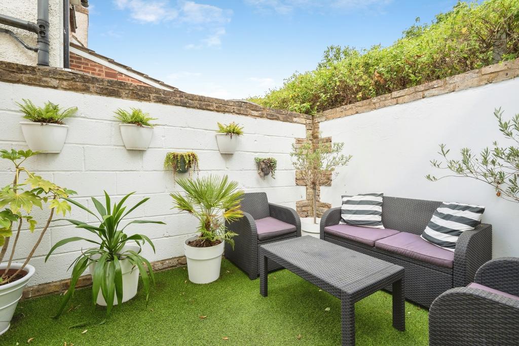 Patio view, garden