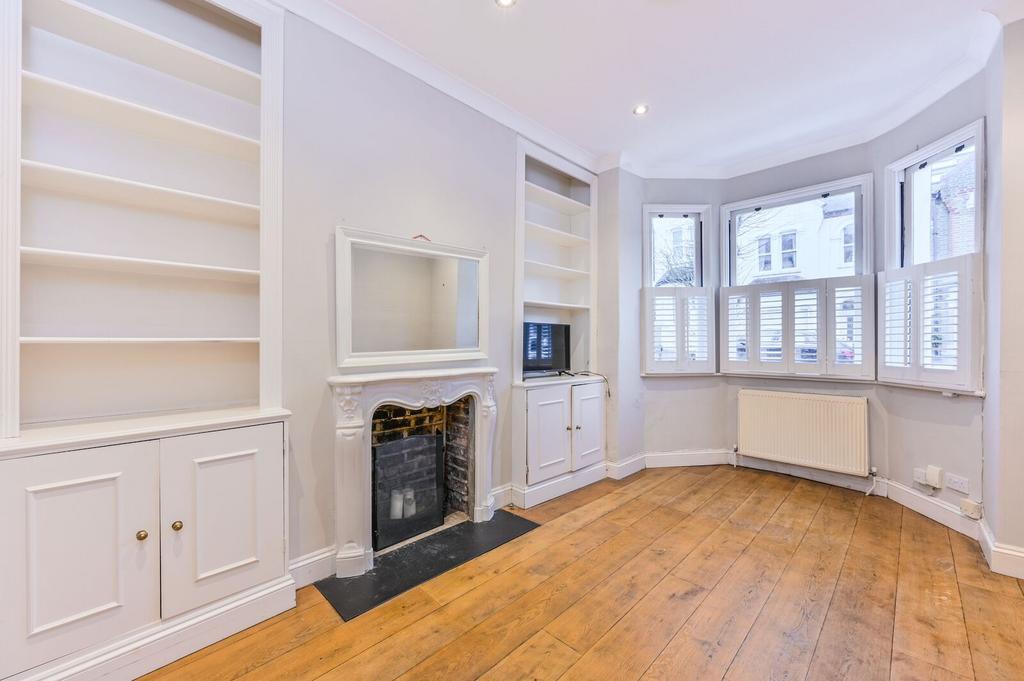 Living room, fireplace