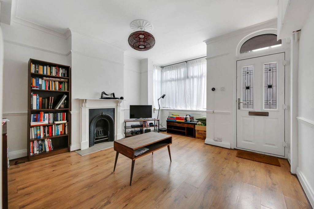 Living room, fireplace