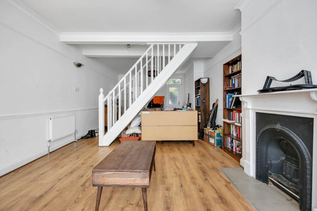Living room, fireplace