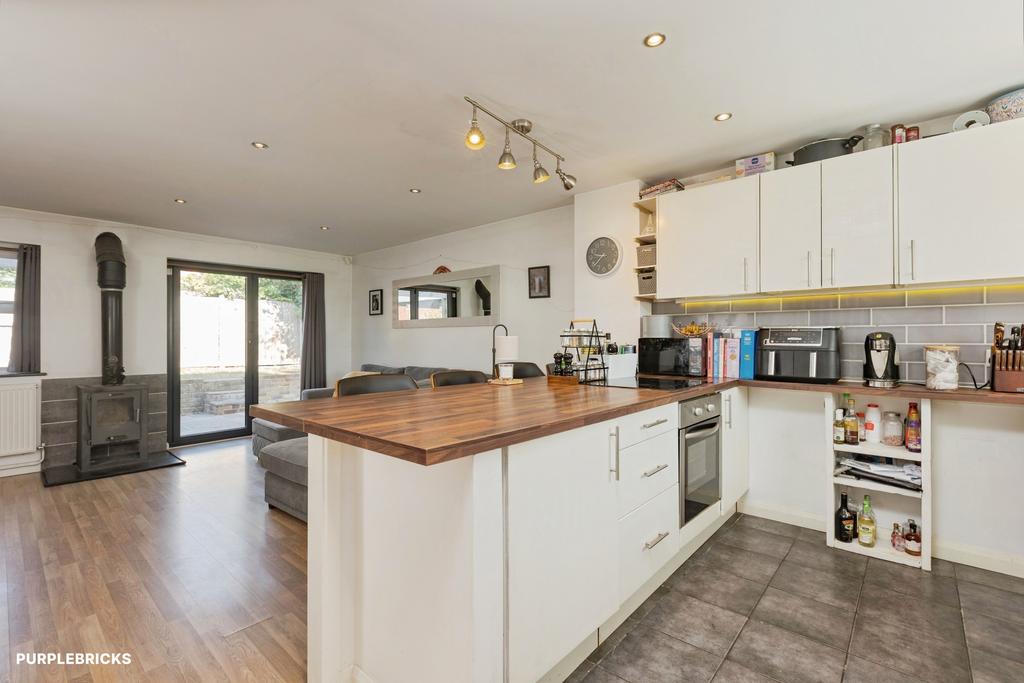 Kitchen, open plan living