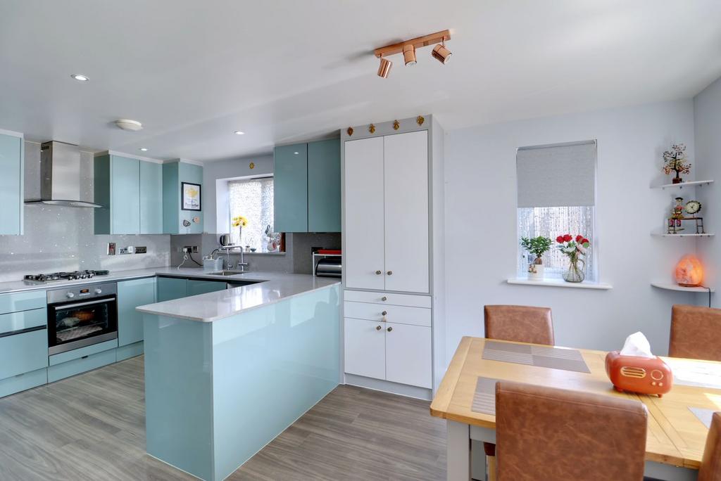 Kitchen, open plan living