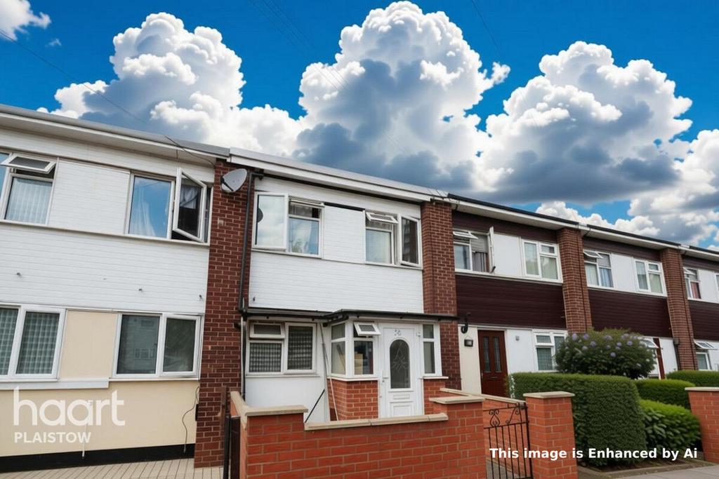 Terraced house exterior