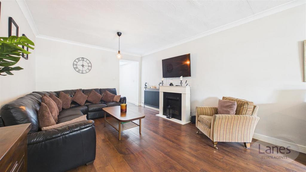 Living room, fireplace