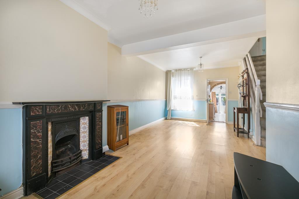 Living room, fireplace