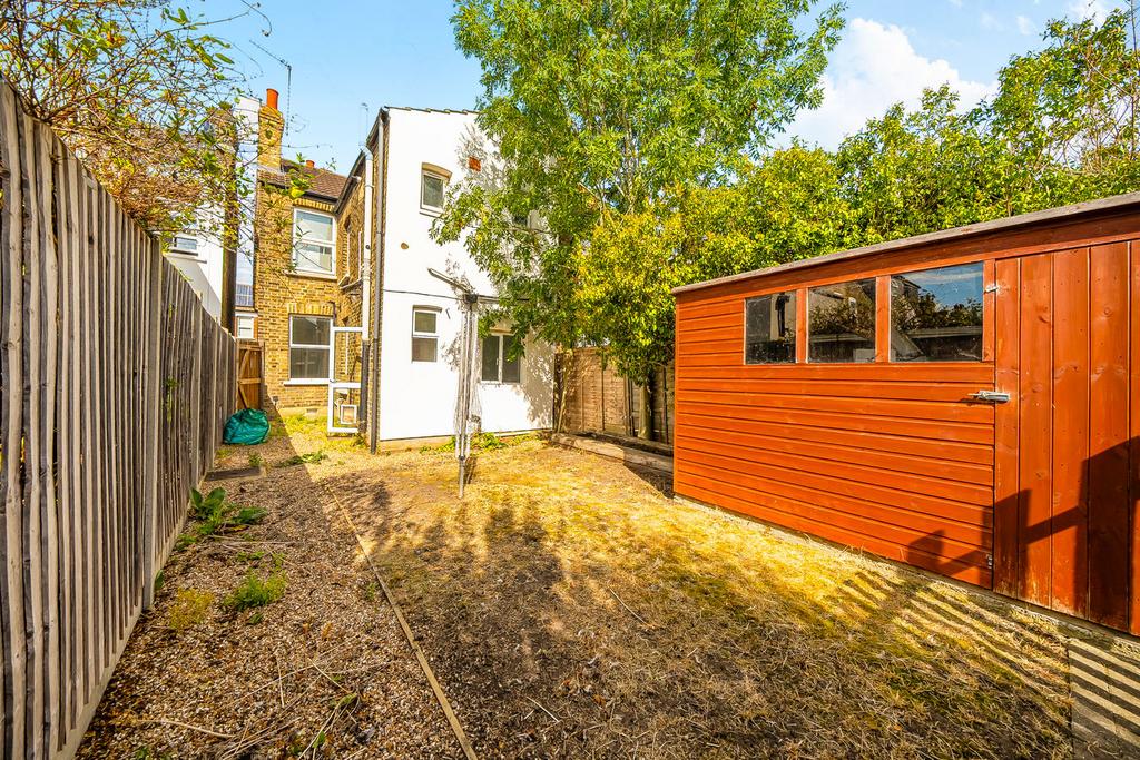 Garden view, out buildings