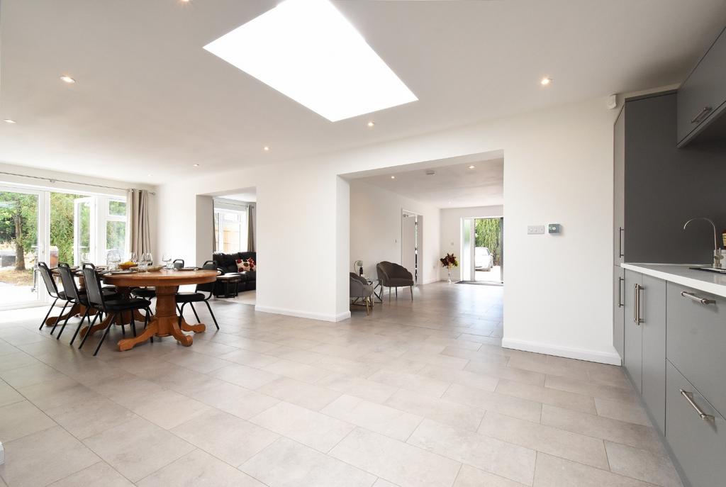 Open-plan living area, open plan living