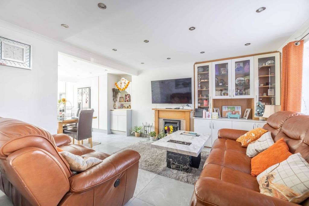 Living room, fireplace