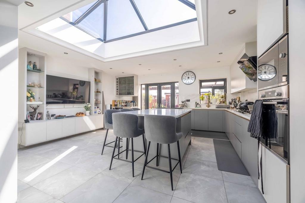Open-plan living area, open plan living